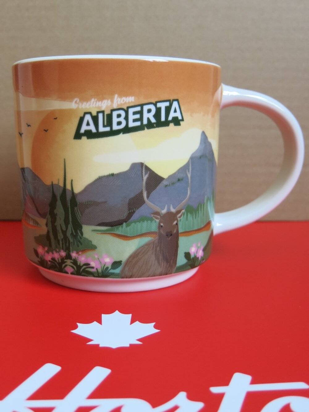 Tim Hortons Tims Canada Collection " Alberta " 2026 Ceramic Coffee Tea Mug Cup